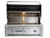 Lynx L601NG 36" Sedona Built-In Grill 3 Stainless Steel Tube Burners - Natural Gas - Stainless Steel