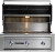 L601PSLP Lynx 36" Sedona Series Built-In Grill with 1 ProSear and 2 Stainless Steel Tube Burners - Liquid Propane - Stainless Steel