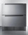 SPR3032D Summit 30" 2-Drawer Undercounter All-Refrigerator with Professional Handles and Drawer Dividers - Stainless Steel