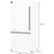 FFFFD178631WHT Forno Espresso Milano 31" Bottom Mount Refrigerator 17.2 cu. ft. - Left Hinge - White