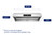 UC-PS38SS-30 Hauslane 30" Under Cabinet Self-Clean ToUC-h Control Range Hood - 950 CFM - Stainless Steel