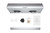 UC-C100SS-30 Hauslane 30" Under Cabinet Push Button Range Hood with Grease Catchers - 700 CFM - Stainless Steel