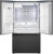 B36FD52SNB Bosch 36" 500 Series French Door Refrigerator with External Ice and Water Dispenser - Black Stainless Steel