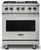 VGR5304BSS Viking 30" Professional 5 Series Freestanding 4 Sealed Burner Gas Range with TruPower Plus - Stainless Steel