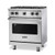Viking VGR5304BSSBB 30" Freestanding Gas Range with TruPower Plus 5 Series - Stainless Steel with Brushed Brass