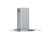 BMIE36DG Zephyr Brisas 36" Curved Chimney Wall Mount Hood with Glass Canopy and Airflow Control Technology - 600 CFM  - Stainless Steel