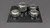 Fulgor Milano F7RT24S1 24" Electric Cooktop with Slide Touch Controls and 4 Elements - Glossy Black with Aluminum Trim