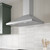 BVEE30CS Zephyr Brisas 30" Pyramid Wall Mount Hood with Airflow Control Technology and Electronic Touch Controls - 600 CFM - Stainless Steel