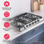 PCCG3080AS Frigidaire Professional 30" Gas Cooktop with 5 Burners - Stainless Steel
