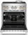 JPIFC730RL JennAir RISE 30" Professional Induction Range with Magnetic Induction Elements - Stainless Steel