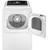 GTD58GBSVWS GE 27" Gas Dryer 7.4 cu. ft. with Sensor Dry - White