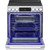 LSEL6335XE LG 30" 6.3 cu.ft. Smart Slide-in Electric Range with Instaview and Air Fry - Printproof Stainless Steel