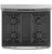 JGBS61RPSS GE 30" Free-Standing Gas Range - Stainless Steel