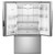 WRFF3536SZ Whirlpool 36" French Door Refrigerator with In-Door Water and Ice Maker - 30 cu. ft. - Fingerprint Resistant Stainless Steel