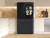 RF90F29AECE Samsung 36" Bespoke 4-Door French Door Refrigerator with AI Family Hub 29 cu. ft. - Charcoal Black Glass