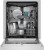 SHE43DM2N Bosch 300 Series 24" Front Control Dishwasher with Recessed Handle and 3rd Rack - 48 dBA - White