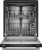 SHX53DM5N Bosch 300 Series 24" Smart Dishwasher with Bar Handle and PrecisionWash - 46 dBA - Stainless Steel