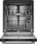 SHX65DM5N Bosch 500 Series 24" Smart Dishwasher with Bar Handle and 3rd Rack - 44 dBA  - Stainless Steel