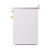 Ilve UPI304NMPWHG Nostalgie II 30" Induction Range with 4 Cooking Elements - White with Brass Trim