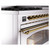 Ilve UP48FNMPSSG Nostalgie II 48" Dual Fuel Range with 8 Sealed Burners and Griddle - Natural Gas - Stainless Steel with Brass Trim