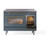 Ilve UPI486NMPBGG Nostalgie 48" Induction Range with 6 Cooking Elements - Blue Grey with Brass Trim