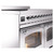 Ilve UPDI406NMPSSC Nostalgie II 40" Induction Range with 6 Cooking Elements - Stainless Steel with Chrome Trim