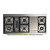 Ilve UM15FDNS3AWG Majestic II 60" Dual Fuel Range with 9 Burners and Griddle - Natural Gas - Antique White with Brass Trim