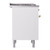 Ilve UP36FNMPWHGLP Nostalgie II 36" Dual Fuel Range with 6 Burners and Griddle - Liquid Propane - White with Brass Trim