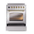 Ilve UPI304NMPSSG Nostalgie II 30" Induction Range with 4 Cooking Elements - Stainless Steel with Brass Trim