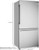 Bosch B33CM10SNS 33" Counter Depth Bottom Mount Freezer Refrigerator 17.2 cu. ft. 100 Series - Stainless Steel