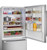 Bosch B33CM10SNS 33" Counter Depth Bottom Mount Freezer Refrigerator 17.2 cu. ft. 100 Series - Stainless Steel