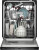 KitchenAid KDPS724SBE 24" Top Control Dishwasher with Advanced ProDry System - 44 dBa - Black Ore