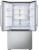 LG LF24Z6330S 36" Counter Depth MAX 3 Door French Door Refrigerator 24 cu.ft. with Ice and Water - Print Proof Stainless Steel