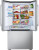 LG LF24Z6330S 36" Counter Depth MAX 3 Door French Door Refrigerator 24 cu.ft. with Ice and Water - Print Proof Stainless Steel