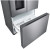 LG LF26C6230V 36" Counter Depth MAX 3 Door French Door Refrigerator 26 cu.ft with Ice and Water - Noble Steel