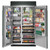 KitchenAid KBSN748SJP 48" Built-In Side-by-Side Refrigerator with Platinum Interior 30 Cu. Ft. - Juniper