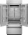 KitchenAid KBFN542SPS 42" Built-In French Door Bottom Mount Refrigerator with Platinum Interior 24.2 Cu. Ft. - PrintShield Stainless Steel