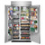 KBSN742SPS KitchenAid 42" Built-In Side-by-Side Refrigerator with Platinum Interior 25.5 Cu. Ft - PrintShield Stainless Steel