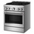 KitchenAid KFGS930SSS 30" Commercial-Style Gas Range with Griddle - Stainless Steel