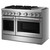 KFDD948SSS KitchenAid 48" Commercial-Style Dual Fuel Range with Griddle - Stainless Steel
