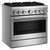 KitchenAid KFDS936SSS 36" Commercial-Style Dual Fuel Range with Air Fry - Stainless Steel