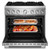 KitchenAid KFDS936SSS 36" Commercial-Style Dual Fuel Range with Air Fry - Stainless Steel