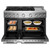KitchenAid KFGD948SSS 48" Commercial-Style Gas Range with Griddle - Stainless Steel