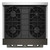 KitchenAid KFGS930SBE 30" Commercial-Style Gas Range with Griddle - Black Ore