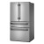 KitchenAid KRMF336SPS 36" 4 Door French Door Refrigerator Internal Water Dispenser and Ice Maker 30 cu. Ft. - PrintShield Stainless Steel