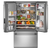KitchenAid KRFF436SPS 36" French Door Refrigerator with Exterior Water and Ice Dispenser 30 cu. Ft. - PrintShield Stainless Steel