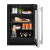 KitchenAid KURR324SSB 24" Undercounter Refrigerator with Glass Door - Right Hinge - Black Cabinet with Stainless Doors