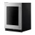 KitchenAid KURL324SSB 24" Undercounter Refrigerator with Glass Door - Left Hinge - Black Cabinet with Stainless Doors