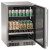 Marvel MRBV224SG31A 24" Essential Beverage Center with Glass Door and Lock - Stainless Steel