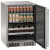 Marvel MRBD224SG31A 24" Essential Dual Zone Beverage Center with Glass Door and Lock - Stainless Steel